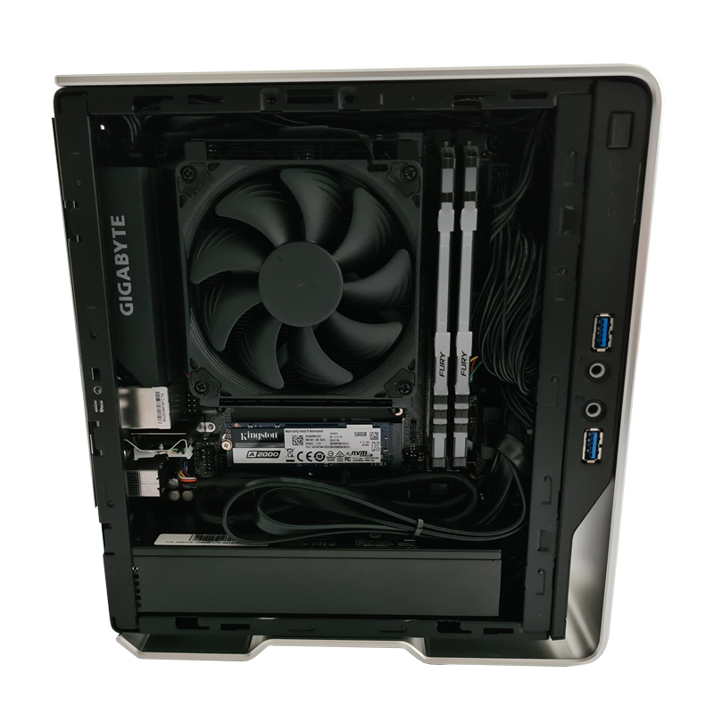 Mini Desktop INWIN, Ryzen 5 5600G, DDR4, SSD NVMe, Silver