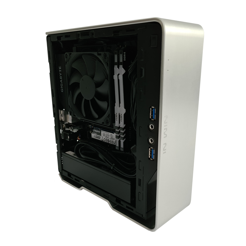 Mini Desktop INWIN, Ryzen 5 5600G, DDR4, SSD NVMe, Silver