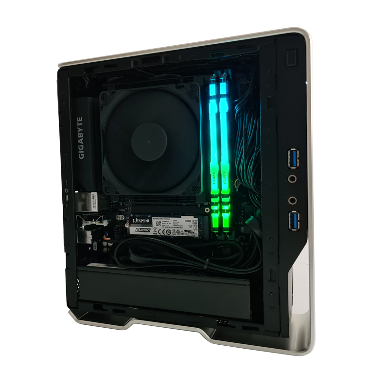 Mini Desktop INWIN, Ryzen 5 5600G, DDR4, SSD NVMe, Silver