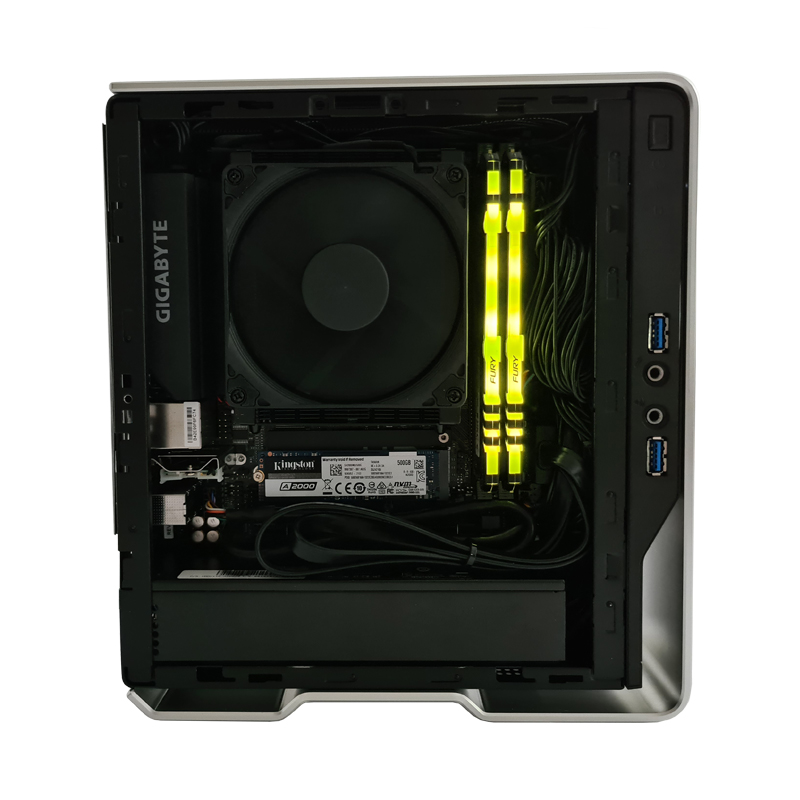 Mini Desktop INWIN, Ryzen 5 5600G, DDR4, SSD NVMe, Silver