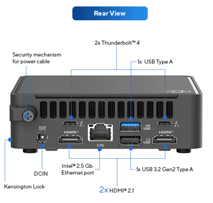 NUC 15 Pro Slim Intel Core 3/5/7 Cyber Canyon