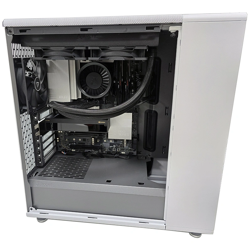 CAD Workstation Pro North Glass White 4 North PRO side 2000 ada white