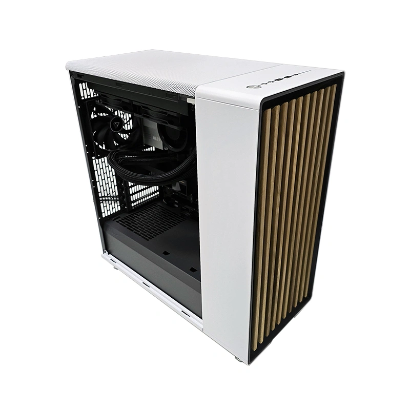 CAD Workstation Pro North Glass White 5 North PRO side no panel2000 ada white